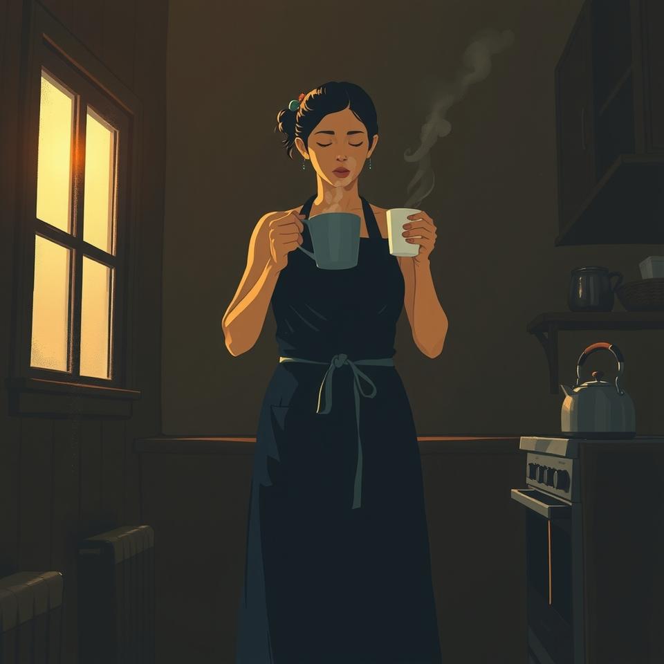 Before the Sun, Her Kitchen