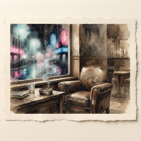 Art plate for the Alt-R&B music style, Asphalt and Diamonds family