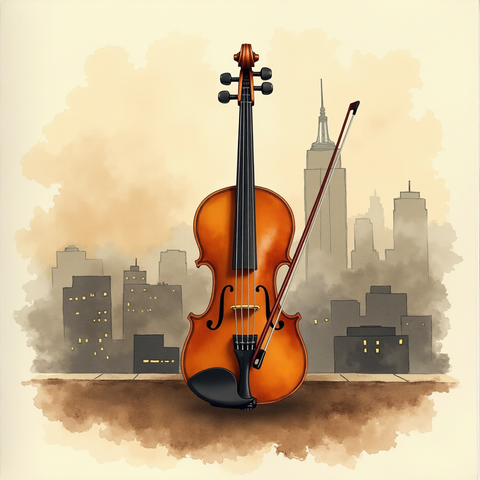 Art plate for the Street Orchestral music style, Asphalt and Diamonds family