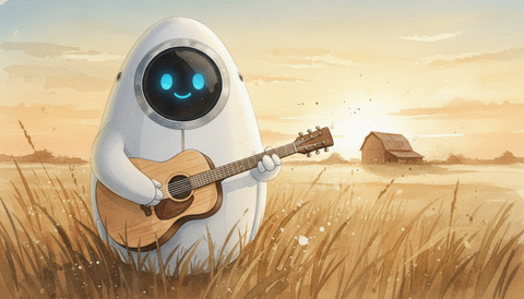 Art plate for the Country Ballad music style, Ballads That Break the Sky family