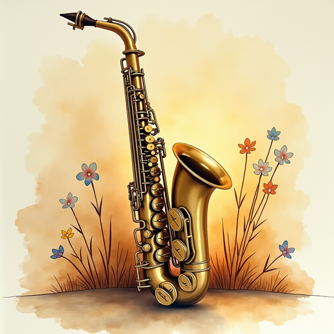 Art plate for the Spiritual Jazz music style, Smoke and Midnight family