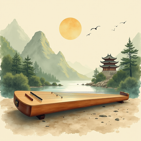 Art plate for the Tradicional Chino music style, Distant Worlds family