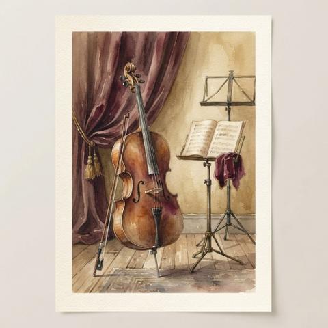 Art plate for the Nashville Sound music style, Dust and Highway family