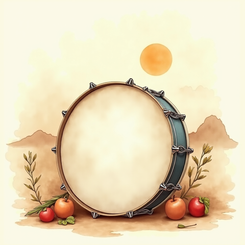 Art plate for the Saya Caporal music style, Roots That Hold Fast family