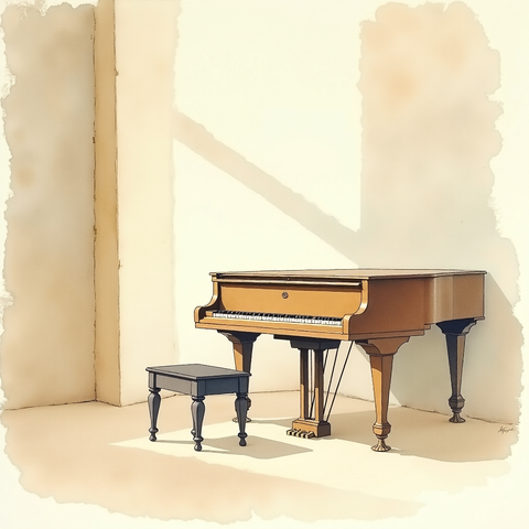 Art plate for the Sonata Clásica music style, Hall of Centuries family