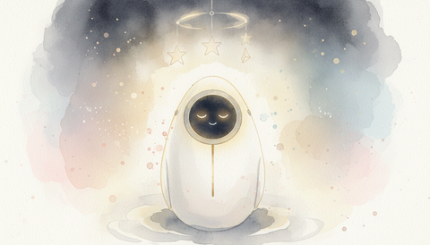 Art plate for the Nana Ambiental (Lullaby) music style, Breathing Silence family