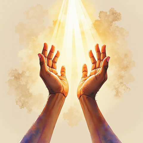 Art plate for the Gospel de Coro music style, Sacred Ground family