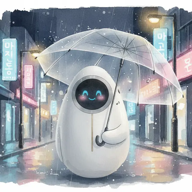 Lámina del estilo musical Balada K-Pop, familia Romance de lluvia