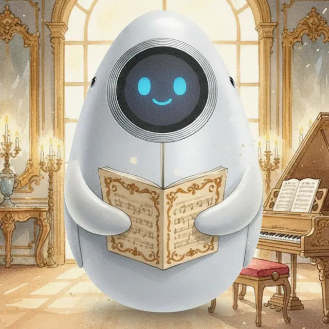 Lámina del estilo musical Barroco para Clavecín, familia Salón de los siglos