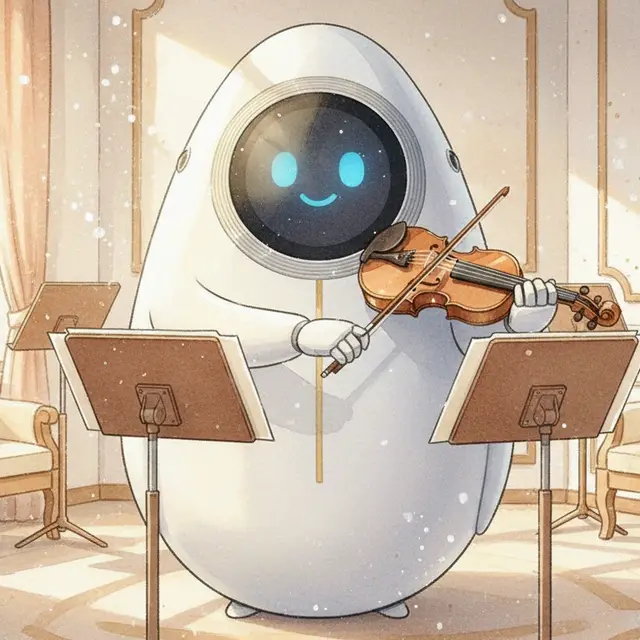 Lámina del estilo musical Cuarteto de Cuerdas, familia Salón de los siglos