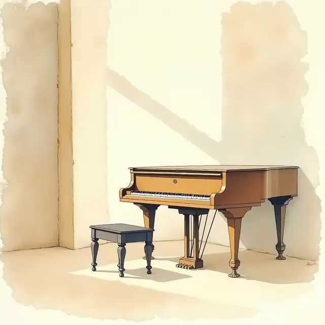 Lámina del estilo musical Sonata Clásica, familia Salón de los siglos