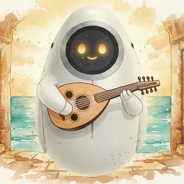 Lámina del estilo musical Taarab Suajili, familia Mundos lejanos
